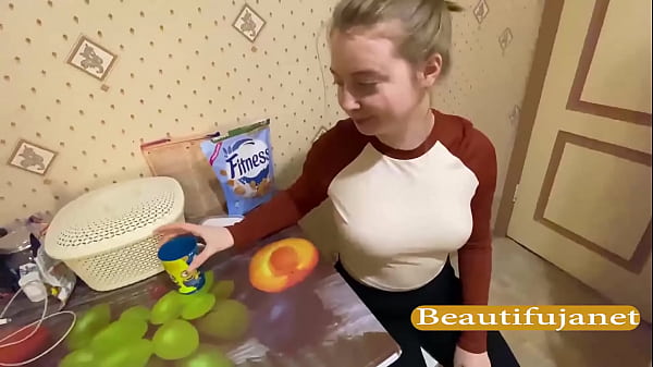 blowjob in the kitchen