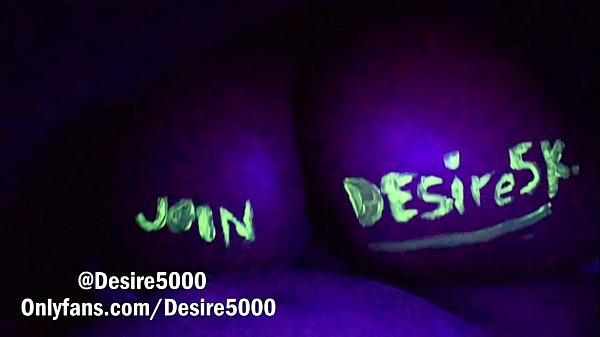 Extreme glow in the dark dick riding